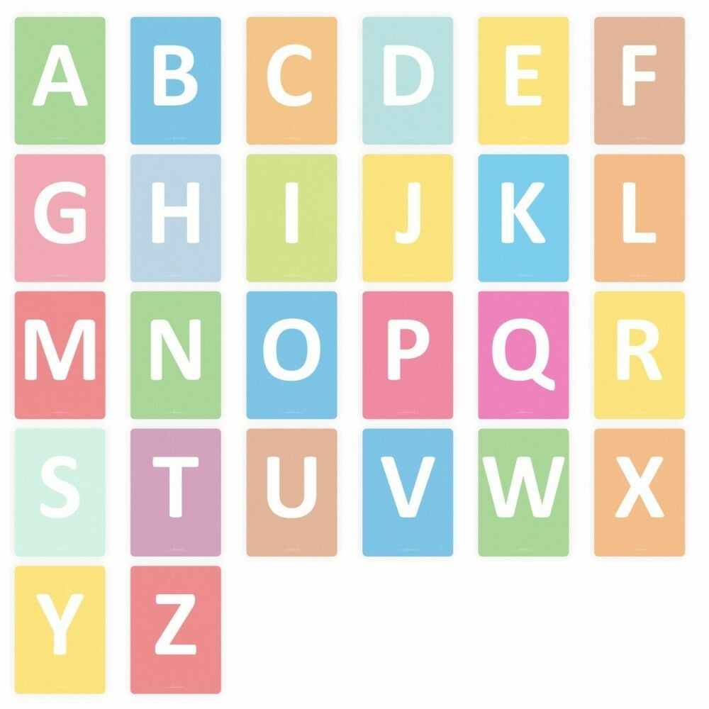 Set 26 Tier Buchstabenkarten Abc Lernkarten Alphabet Schule über Buchstabenkarten
