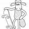 Shaun The Sheep Cartoon Coloring Pages For Kids, Printable bestimmt für Shaun Das Schaf Ausmalbilder Zum Ausdrucken