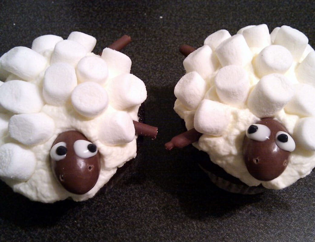 Sheep Cupcakes ganzes Cupcakes Rezepte Für Kindergeburtstag