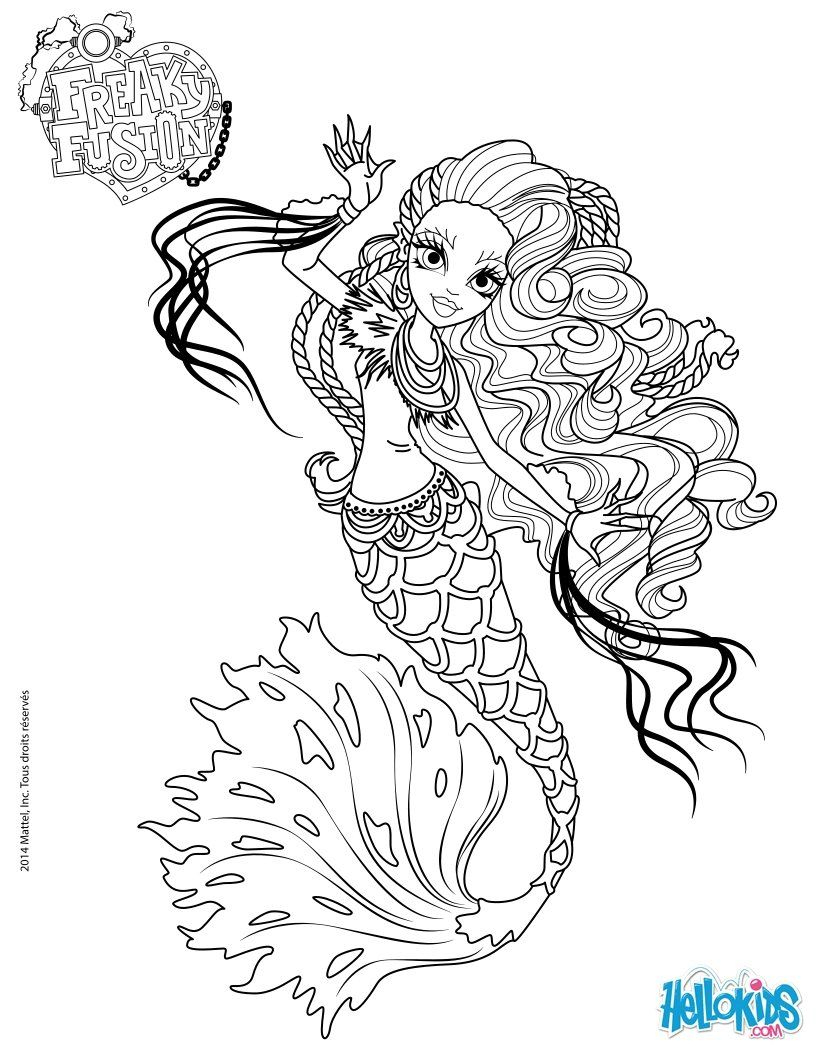 Sirena Von Boo (Mit Bildern) | Monster High Ausmalbilder bestimmt für Monster High Vorlagen Zum Ausdrucken