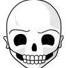 Skelettmaske Für Halloween Bastelanleitungen - De.hellokids mit Halloween Masken Zum Ausdrucken Kostenlos