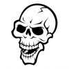 Skull Pv249 Vinyl Decal Sticker | Schablonen, Tribal Tattoos bestimmt für Totenkopf Vorlage