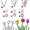 So Zeichnest Du Tulpen - Einfache Anleitung Zum Nachzeichnen in Tulpe Zeichnen