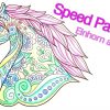 Speed Painting: Einhorn Mandala Ausmalen für Einhorn Mandala