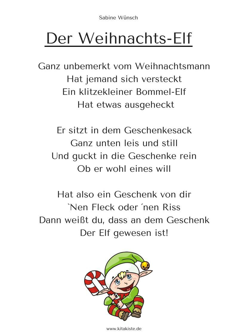 Spektakulär Weihnachtsgedicht Kurz Kindergarten Aufenthalt verwandt mit Gedichte Für Den Weihnachtsmann Kurz