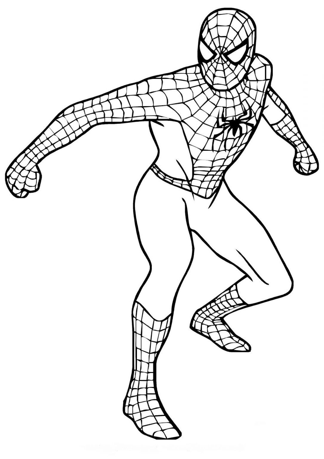 Malvorlage Spiderman - kinderbilder.download | kinderbilder.download