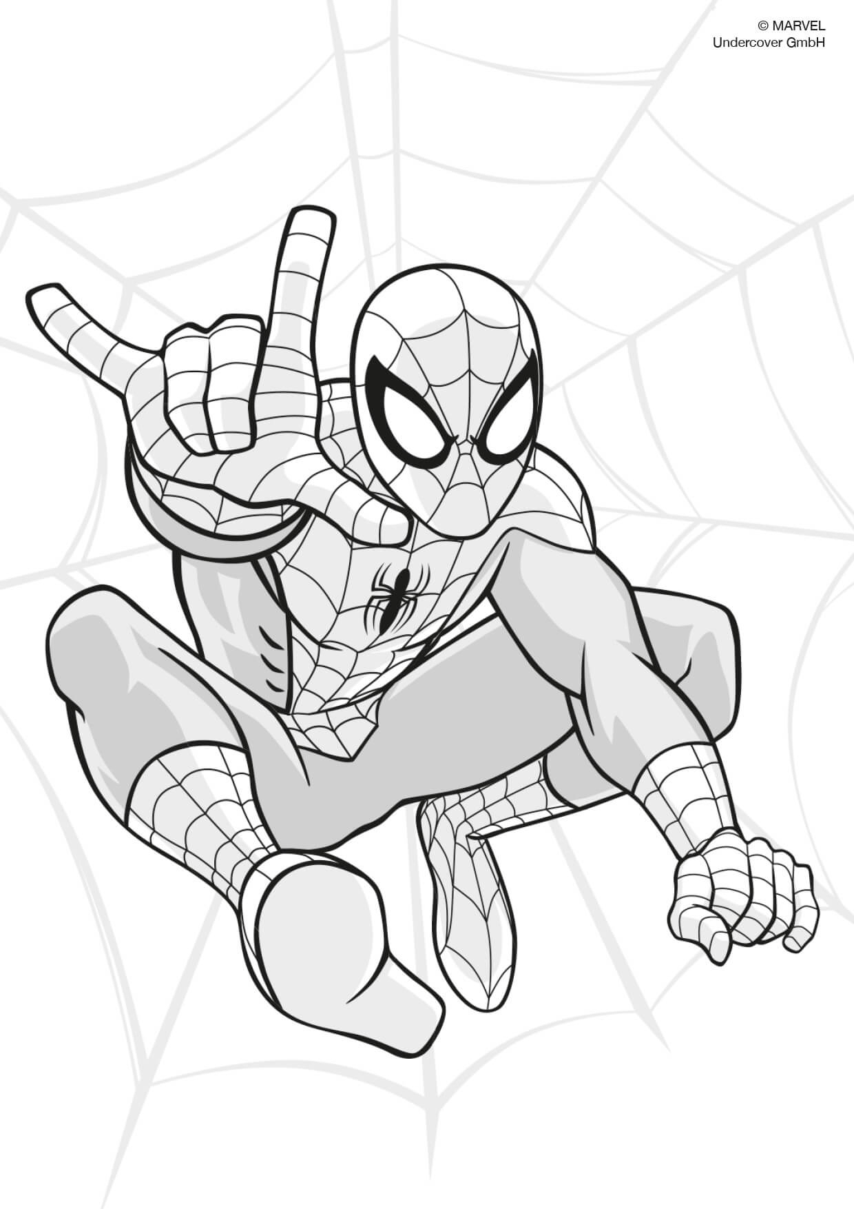 malvorlage spiderman  kinderbilderdownload