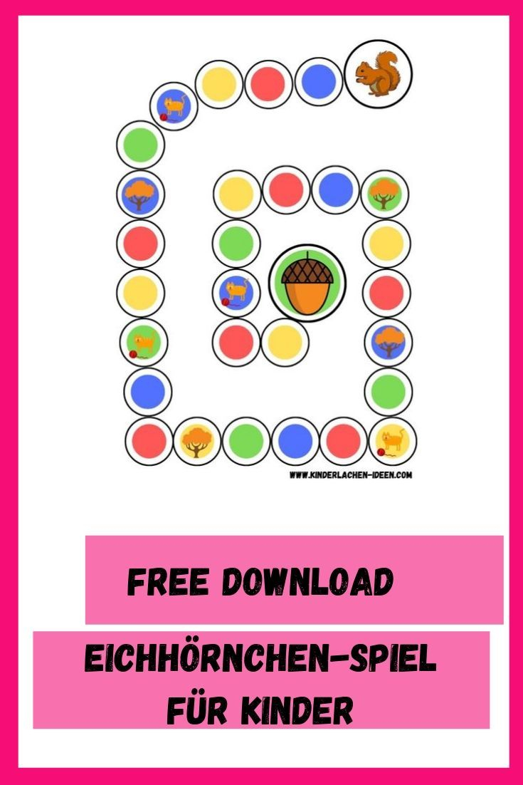 Spiel | Eichhörnchen-Spiel + Free Download – Kinderlachen bestimmt für Gratis Spiele Für Kindergartenkinder Download