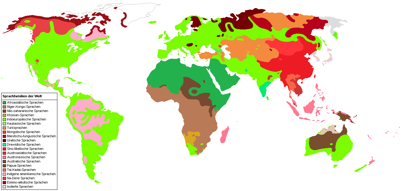 Sprachfamilien Der Welt – Wikipedia bei Wie Viele Sprachen Gibt Es Auf Der Welt
