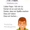 Spruch Zum #vatertag Im #kindergarten - Richtig Cool - Aus über Gedichte Zum Oma Opa Tag Im Kindergarten