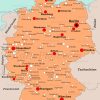 Städte In Deutschland - Landkarte in Bundesländer Deutschland Karte Städte