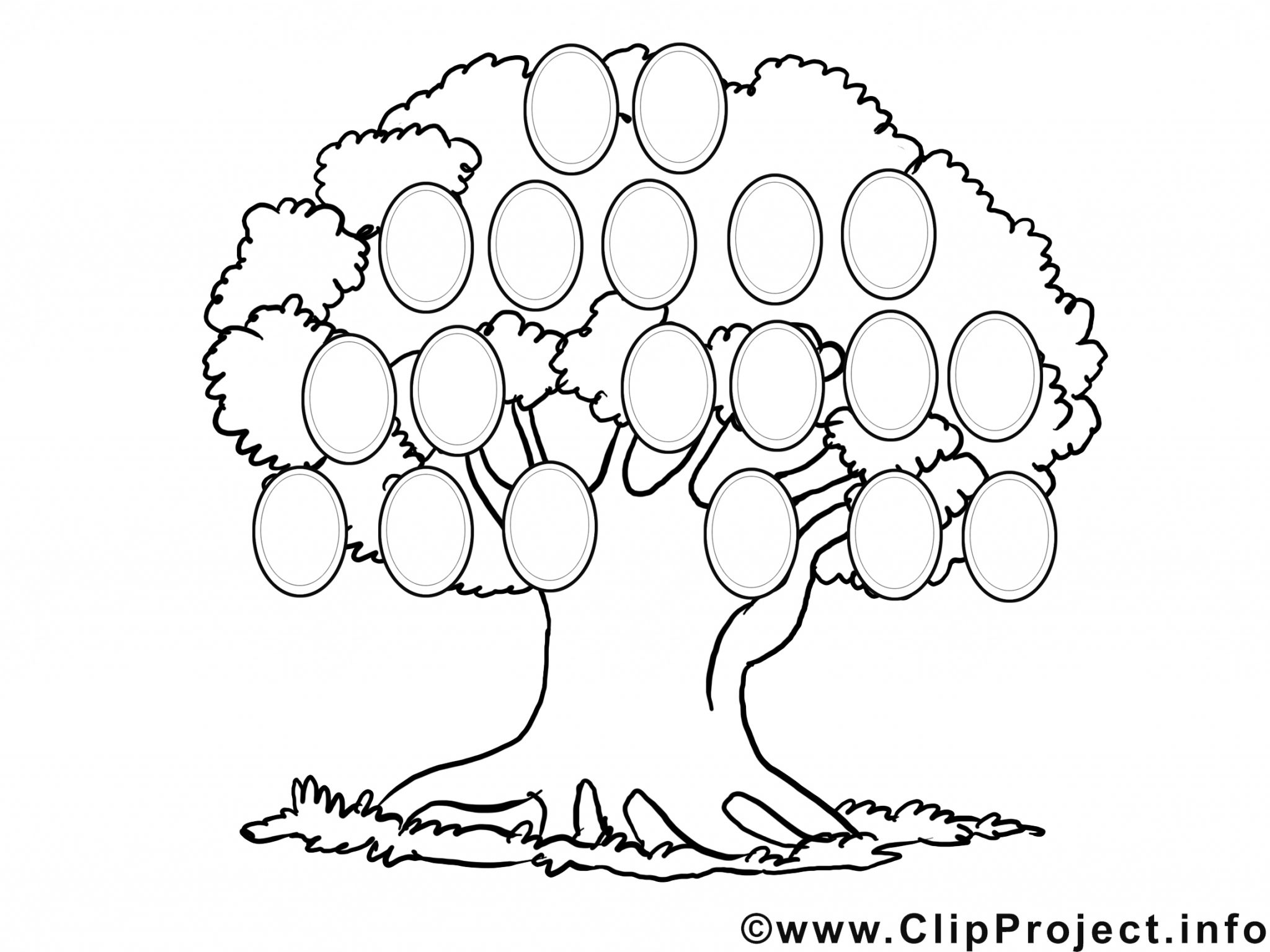 Malvorlage stammbaum information