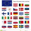 Stellen Sie Die Flaggen Von Ländern Der Europäischen innen Flaggen Der Eu Länder