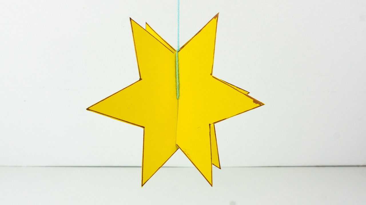 Sterne Basteln Mit Kindern - 3D Stern Basteln - Inkl bestimmt für Stern Zum Basteln