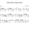 Stille Nacht, Heilige Nacht - Kinderlieder - Noten - Text verwandt mit Weihnachtslieder Noten Zum Ausdrucken