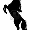 Stock Vector | Pferde Silhouette, Tier-Silhouette Und in Steigendes Pferd Zeichnen