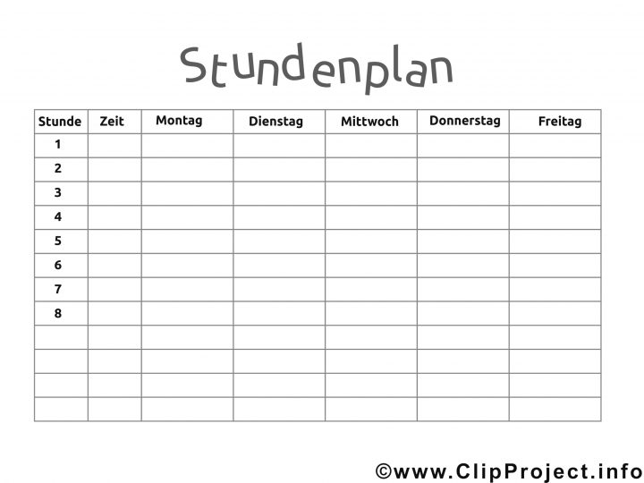 Stundenplan Online Zum Download Und Erstellen bei Stundenplan Online Erstellen Kostenlos