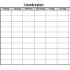 Stundenplan Tagesplan Zum Ausdrucken In Excel (Tutorial Für Anfänger) für Stundenplan Erstellen Und Ausdrucken