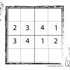 Sudoko Vorlagen Für Kinder 4X4 Kostenlos Herunderladen Und in Sudoku Kostenlos Ausdrucken