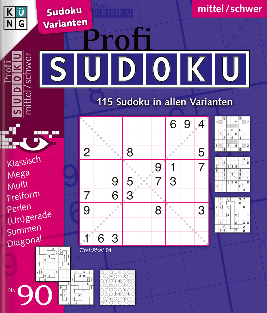 Sudoku | Küng Verlag für Sudoku Schwer Drucken