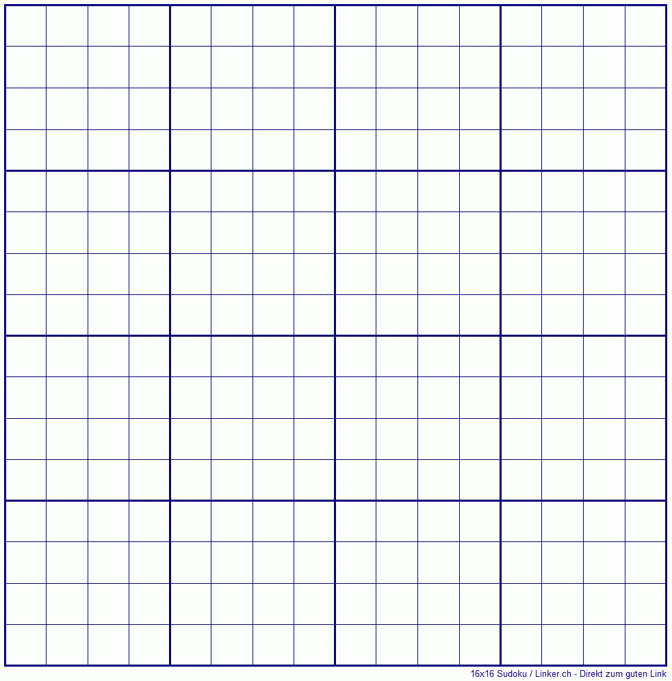 Sudoku Leer - Vorlage Raster - Leere Vorlagen mit Sudoku Vorlagen