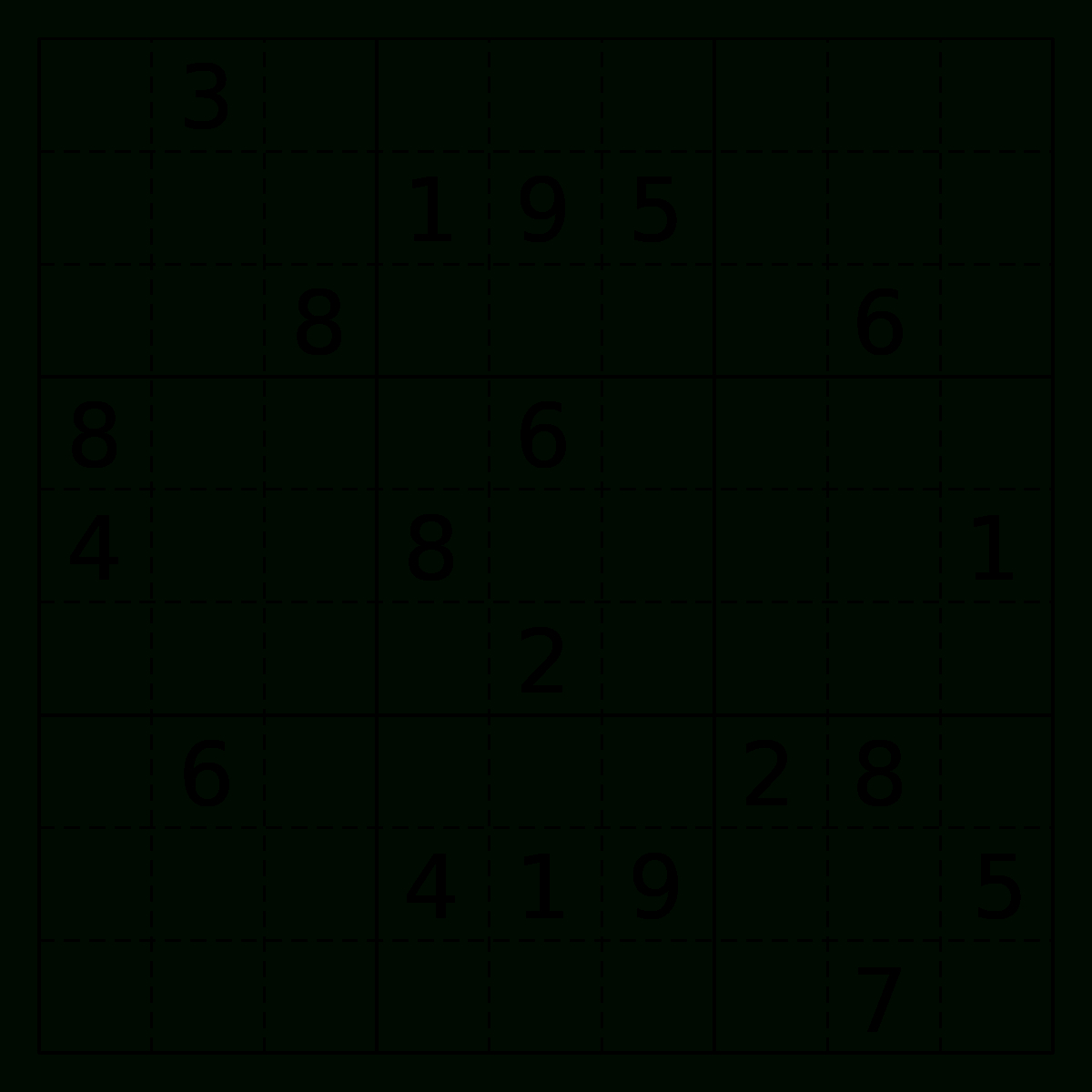 Sudoku – Wikipedia in Sudoku Zum Ausdrucken Mittel