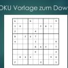 Sudoku Zum Ausdrucken (Leicht, Mittel, Schwer) | Muster für Gratis Kreuzworträtsel Zum Ausdrucken