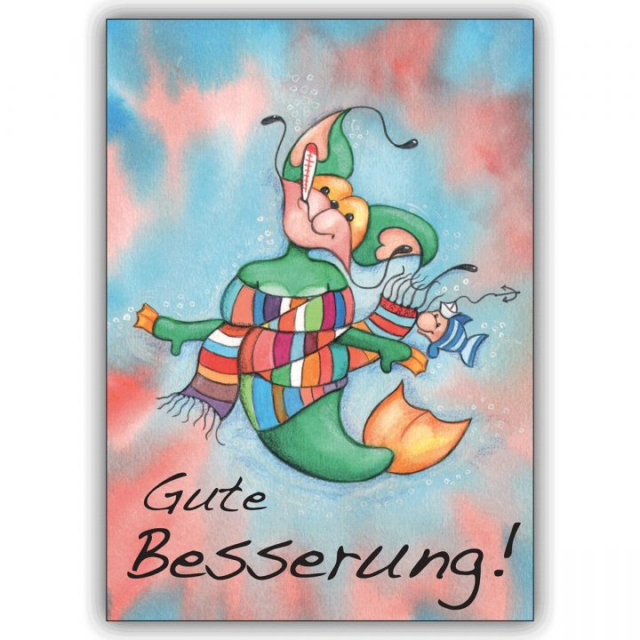 Grußkarte Gute Besserung - Einfach Selber Basteln Mit Papier