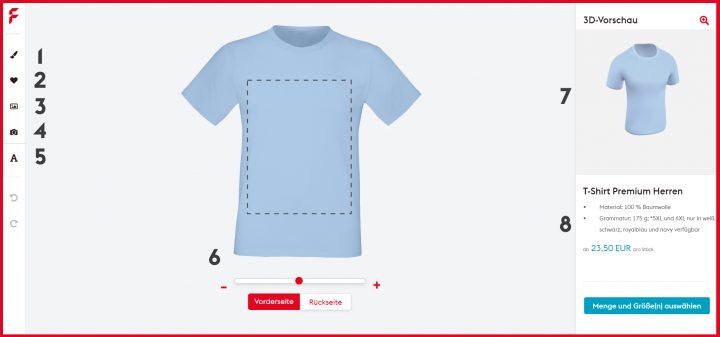 T-Shirts Selbst Gestalten – Online, Intuitiv Und Schnell innen Shirt Designer Online