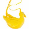 Tasche Ente Gelb Plüsch mit Zeichnung Ente