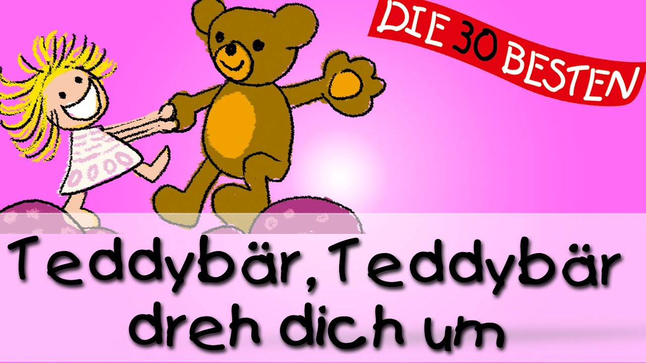 Teddybär, Teddybär, Dreh Dich Um - Die Besten Spiel- Und Bewegungslieder ||  Kinderlieder über Teddybär Teddybär Dreh Dich Um Text