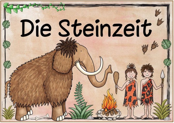 Themenplakat &quot;die Steinzeit&quot; | Steinzeit bestimmt für Steinzeit Für Kinder