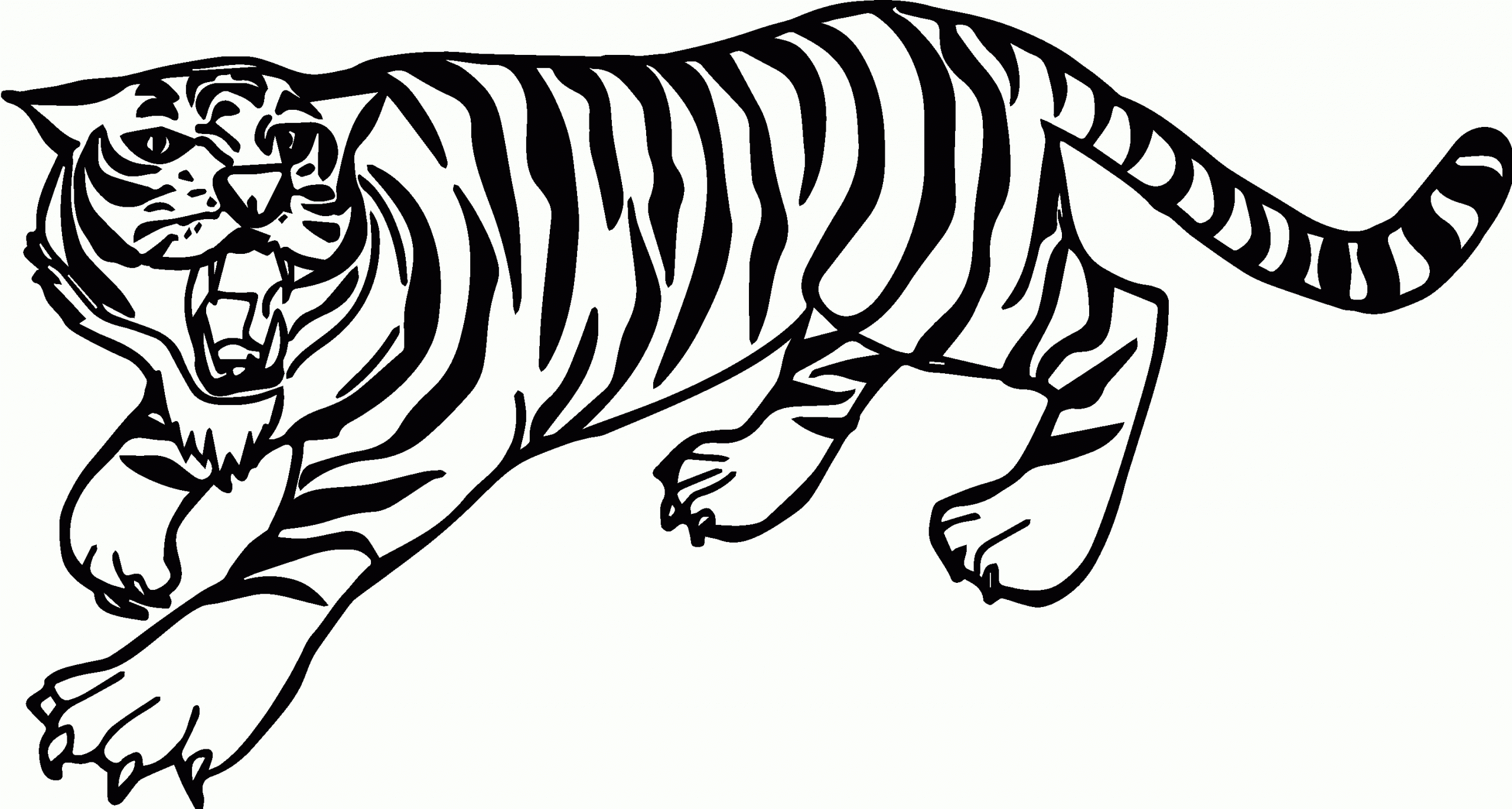 Tiger Zum Ausmalen - kinderbilder.download | kinderbilder.download