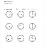 Time / Uhrzeit bei Uhrzeit Lernen 2 Klasse