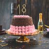 Torte Zum 18. Geburtstag » Schokoladentorte Mit Wunderkerzen in Wunderkerzen Für Torten