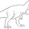 Trex Ausmalbild (Mit Bildern) | Malvorlage Dinosaurier ganzes T Rex Ausmalbild
