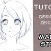 [Tutorial] How To Draw A Manga Face For Beginners│ Female / Front View (Ger  With En Subs) verwandt mit Manga Zeichenvorlagen