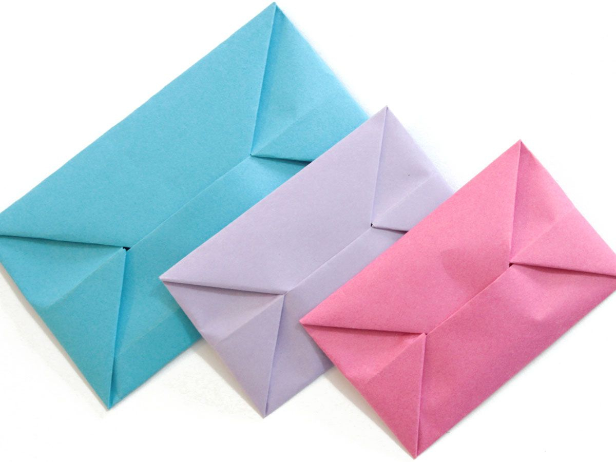 Umschlag Falten - So Geht's (Mit Bildern) | Briefumschlag in Wie Oft Kann Man Ein Blatt Papier Falten