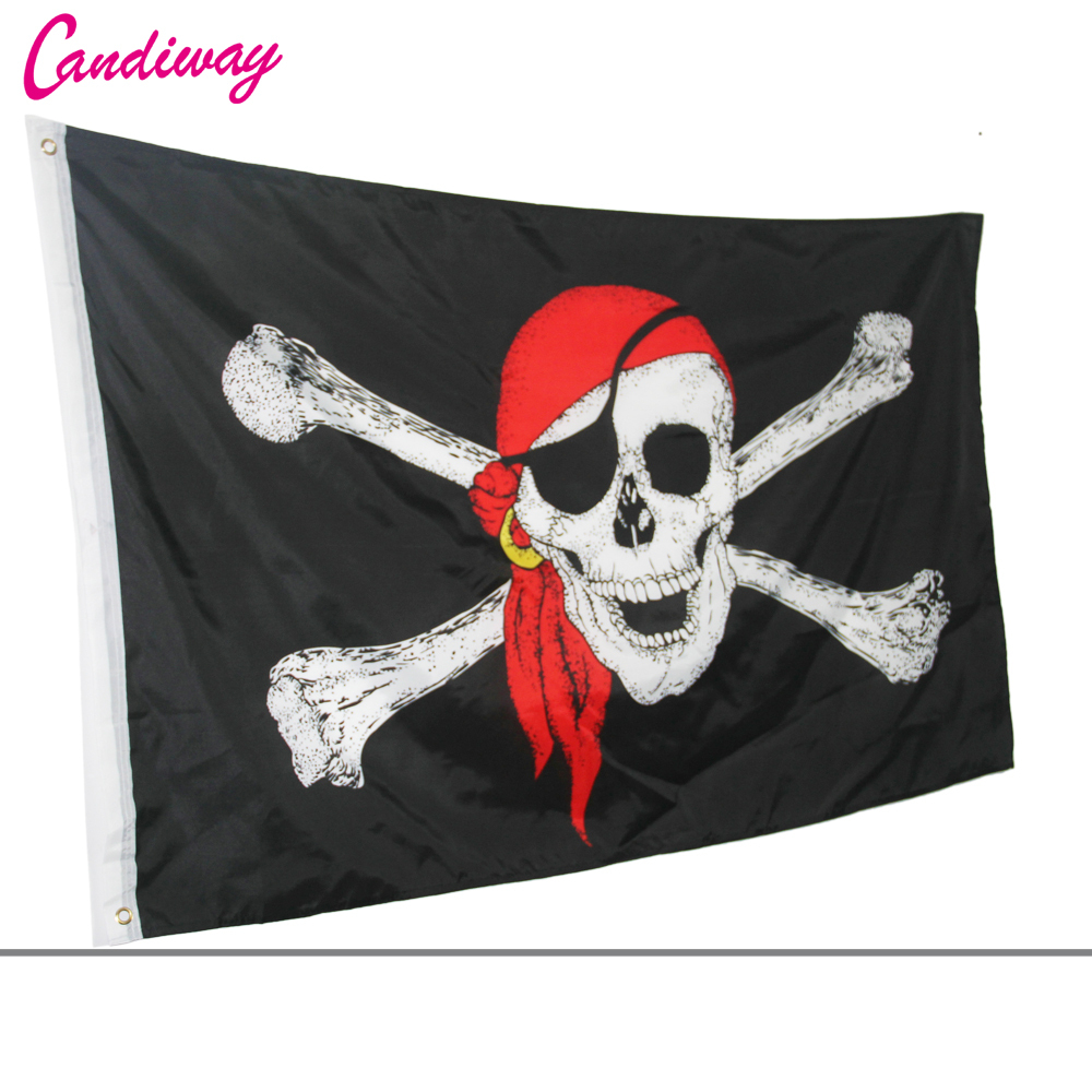 Us $3.23 26% Off|Riesige 3X5 Ft Schädel Knochen Jolly Roger Piratenflaggen  Mit Ösen Dekoration Bandeira, Schädel Knochen Piratenflagge Nn023|Jolly bei Piratenflaggen
