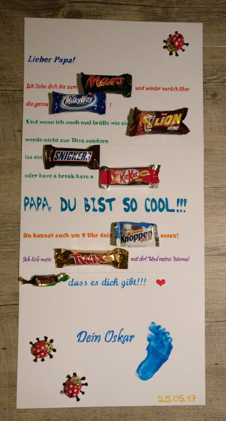 Vatertag Mars Milky Way Lion Snickers Kit Kat Knoppers Twix über Geschenk Für Vater Weihnachten