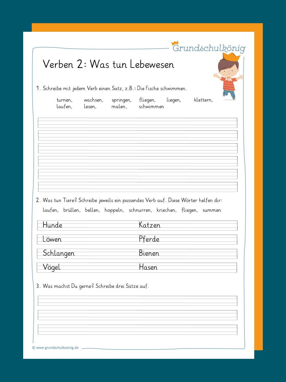 Verben Und Zeitformen verwandt mit Übungsaufgaben 3 Klasse Deutsch