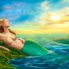 Verführerische Nixe Aus Dem Ozean: Die Meerjungfrau bestimmt für Bilder Von Meerjungfrauen