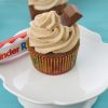 Video Und Rezept: Kinderriegel Cupcakes, Ein | Club Of Cooks bei Kinderschokoladen Muffins Rezept