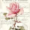 Vintage Rose Background Digital Collage P1022 Free | Vintage innen Rosenmotive Zum Ausdrucken