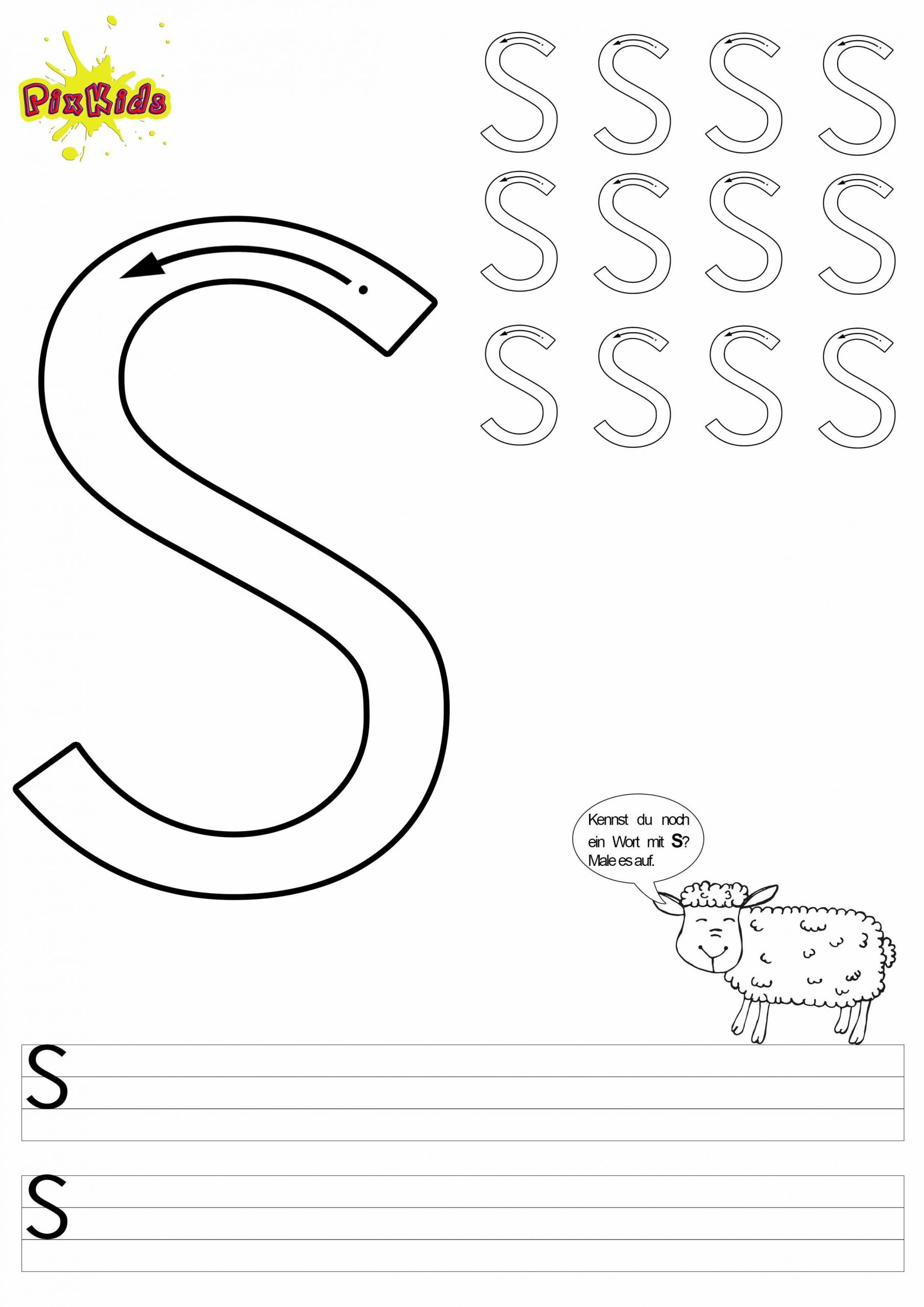 Vorlage Arbeitsblatt Schreiben Lernen Grundschule Vorschule verwandt mit Buchstabenschablone Zum Ausdrucken