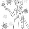 Vorlage Frozen | Bilder Zum Ausdrucken Kostenlos, Elsa mit Malvorlage Elsa