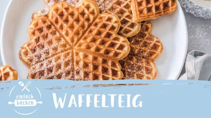 Waffelteig Grundrezept für Waffelteig Rezept Für Waffeleisen Einfach