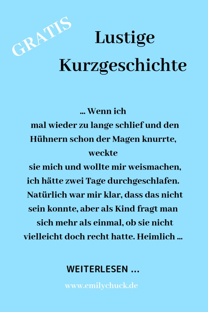 Warte Ab, Wenn Wir Uns Wiedersehen (Mit Bildern) | Lustige über Schöne Kurzgeschichten Zum Vorlesen