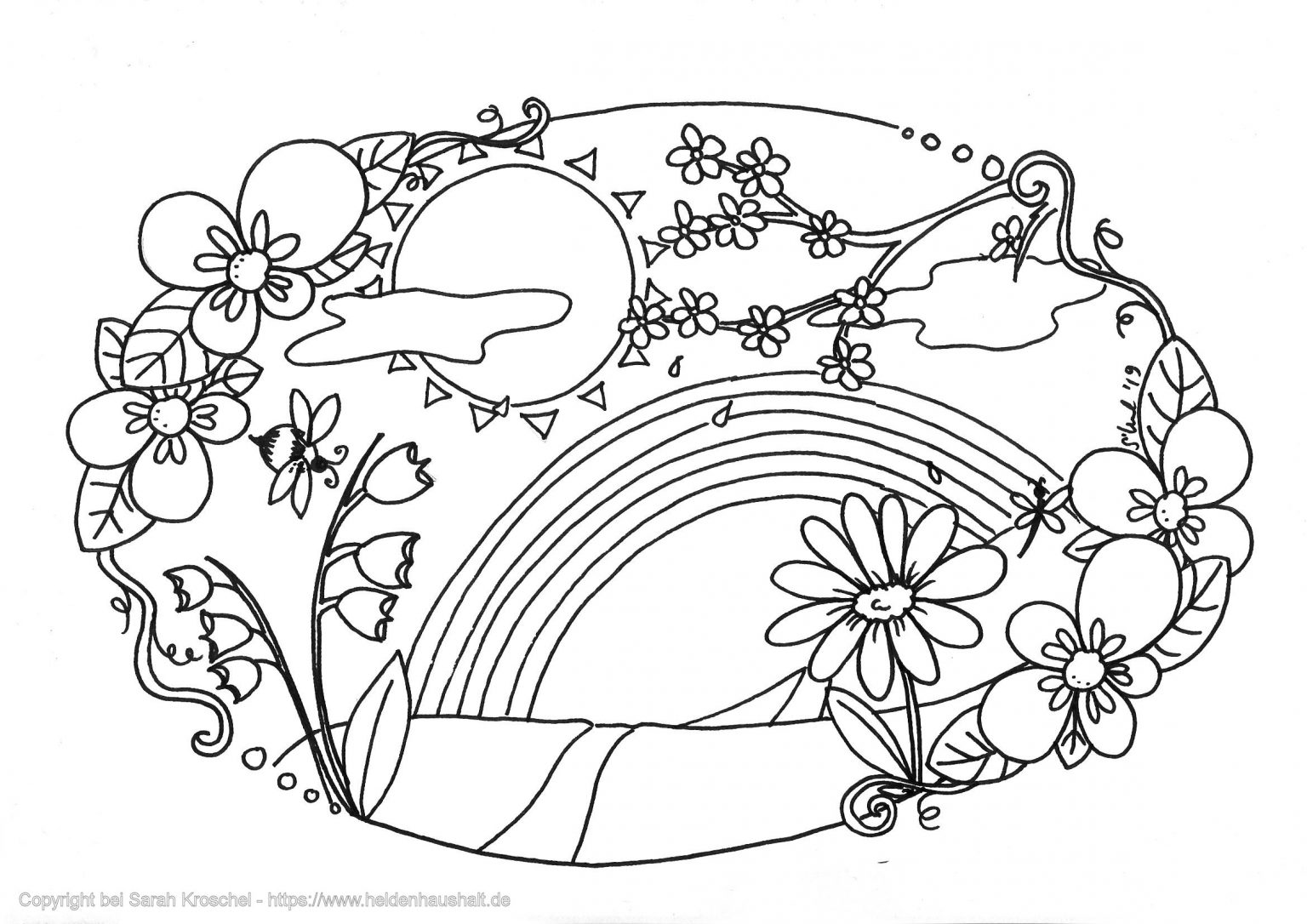 Frühlingsbilder Zum Ausmalen - kinderbilder.download | kinderbilder