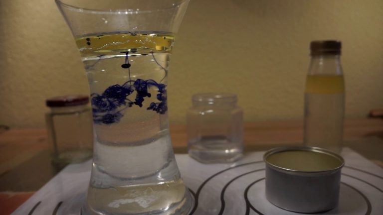 experiment wasser mit tinte